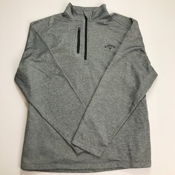 Callaway Golf Men Zip Gray XL Zip Pullover - Picture 2 of 7